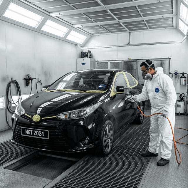 Sơn phủ full xe Toyota Vios tại Thành Nam Auto